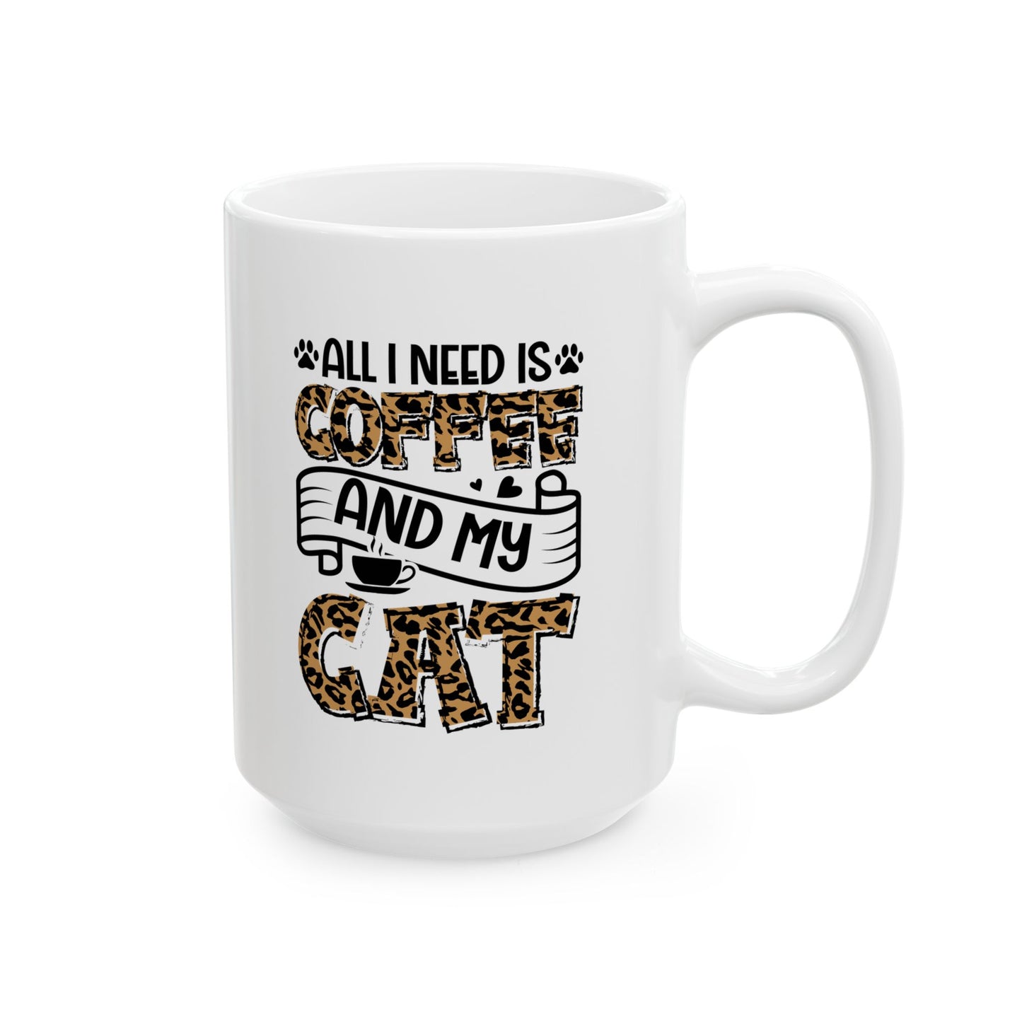 Allergic to Mornings Leopard Coffee Mug | Ceramic Mug