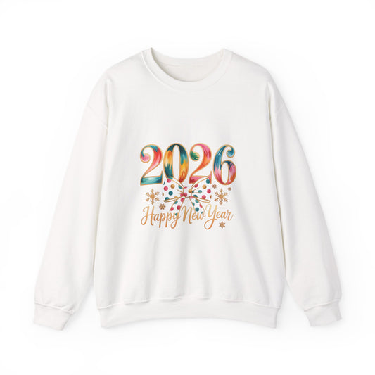 2026 Happy New Year Crewneck Sweatshirt | New Year Celebration