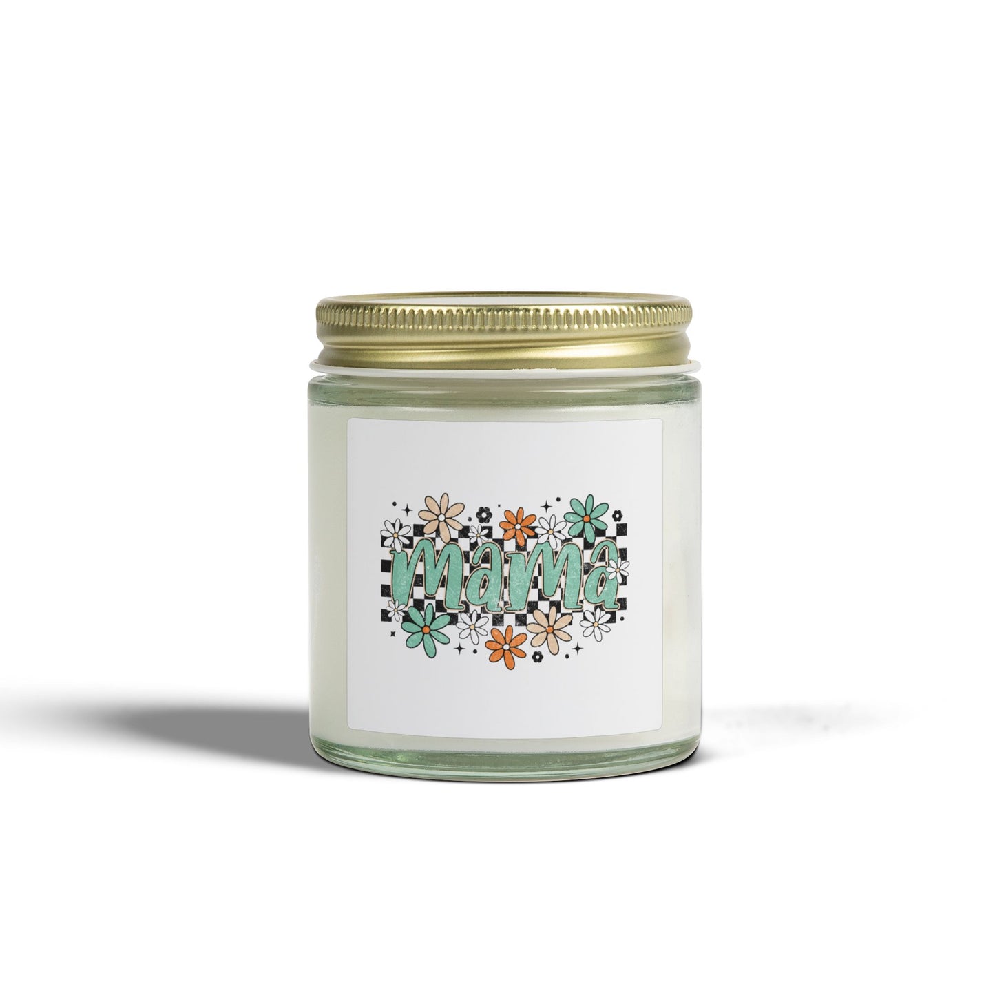 Mint Floral 'Mama' Candle | Coconut Apricot Wax 4oz 9oz