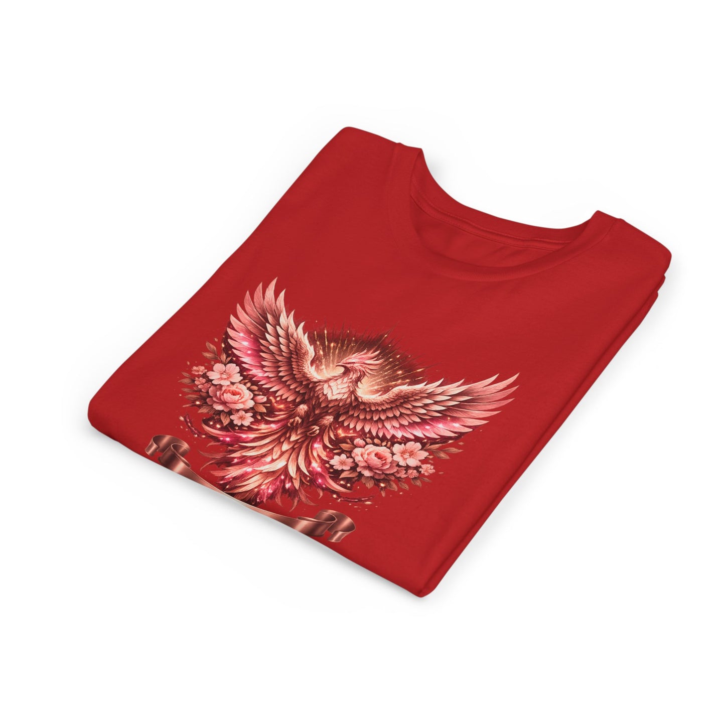 Youth Tee — Red Phoenix Graphic Kids T-Shirt