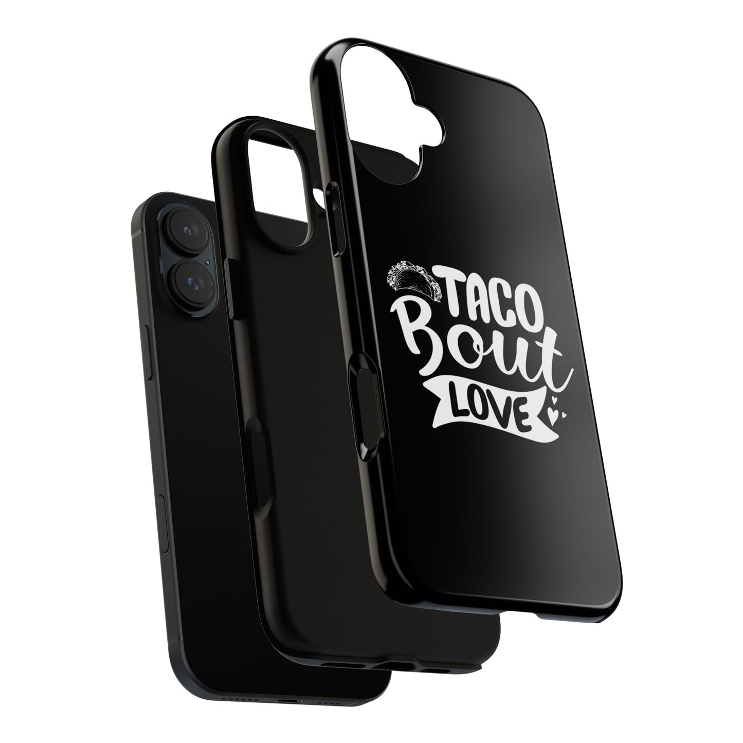 Taco Bout Love phone case | iPhone protective case, food pun design
