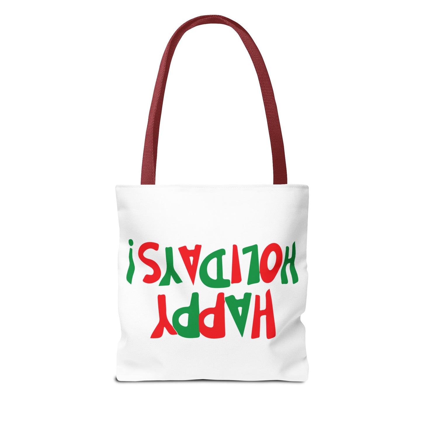 Happy Holidays Tote Bag | Christmas Holiday Text Design