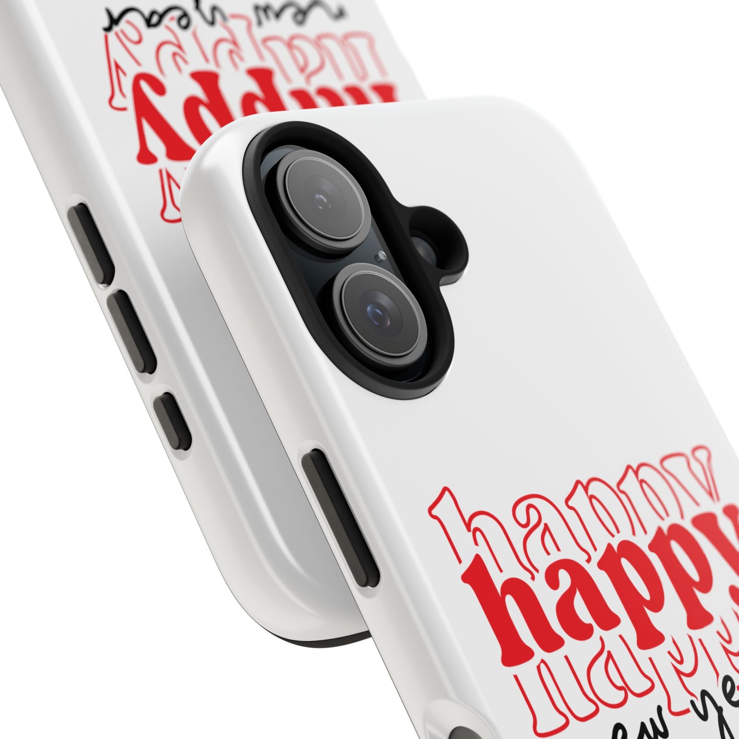 Happy Happy New Year Phone Case | New Year Typographic Design