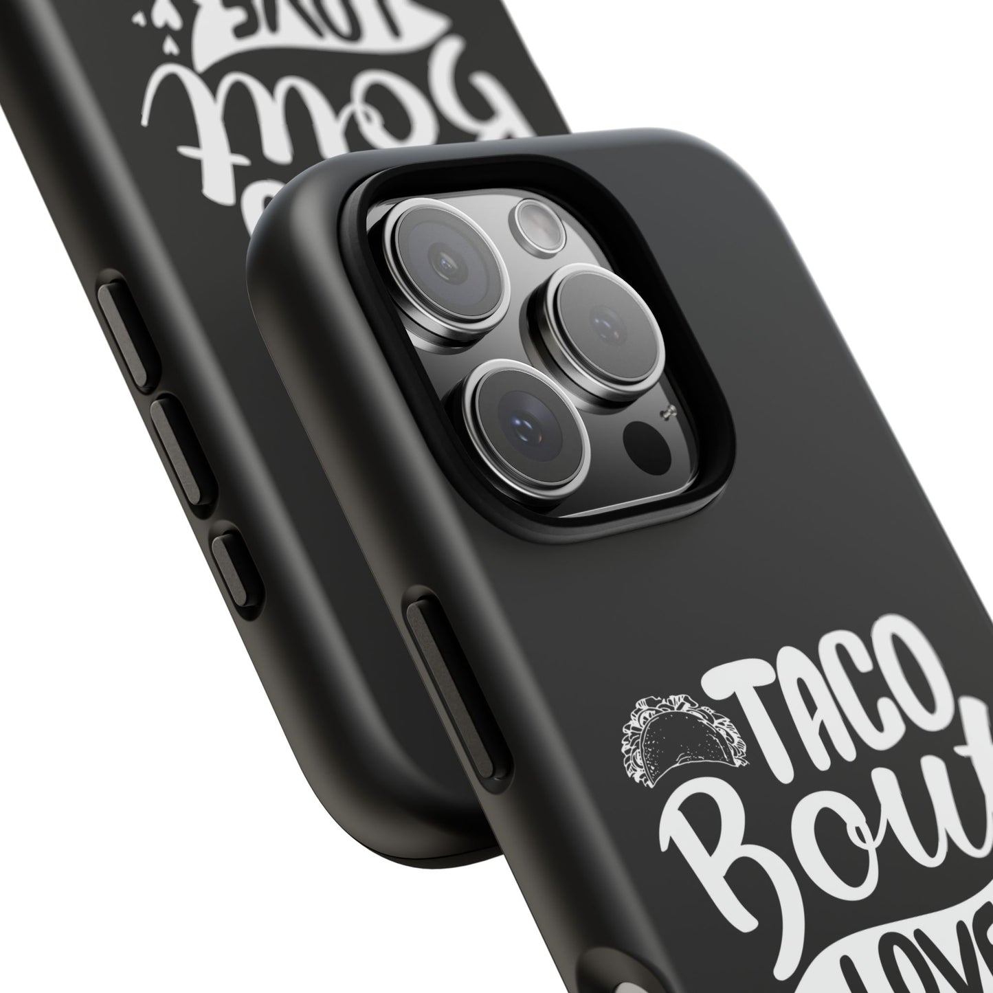 Taco Bout Love phone case | iPhone protective case, food pun design