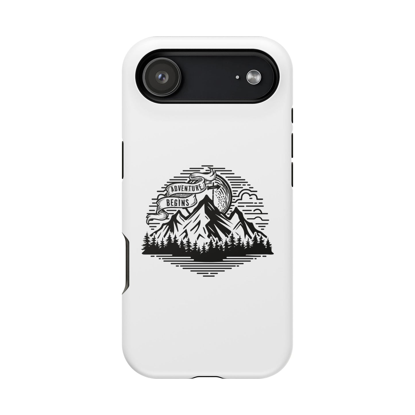Mountain Adventure Illustration Phone Case | Magnetic Impact-Resistant Case