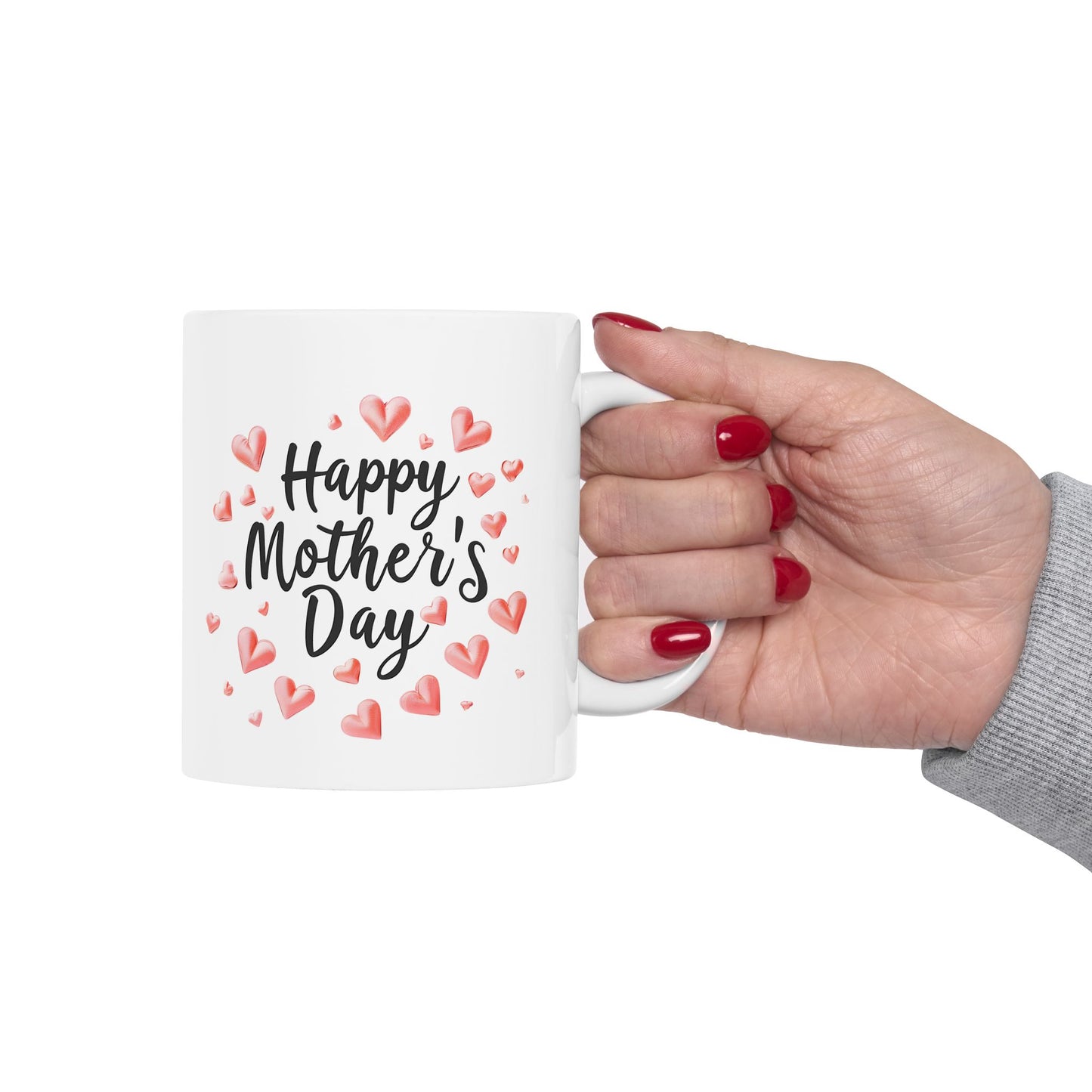 Happy Mother's Day Hearts Mug | Mother's Day Ceramic Mug