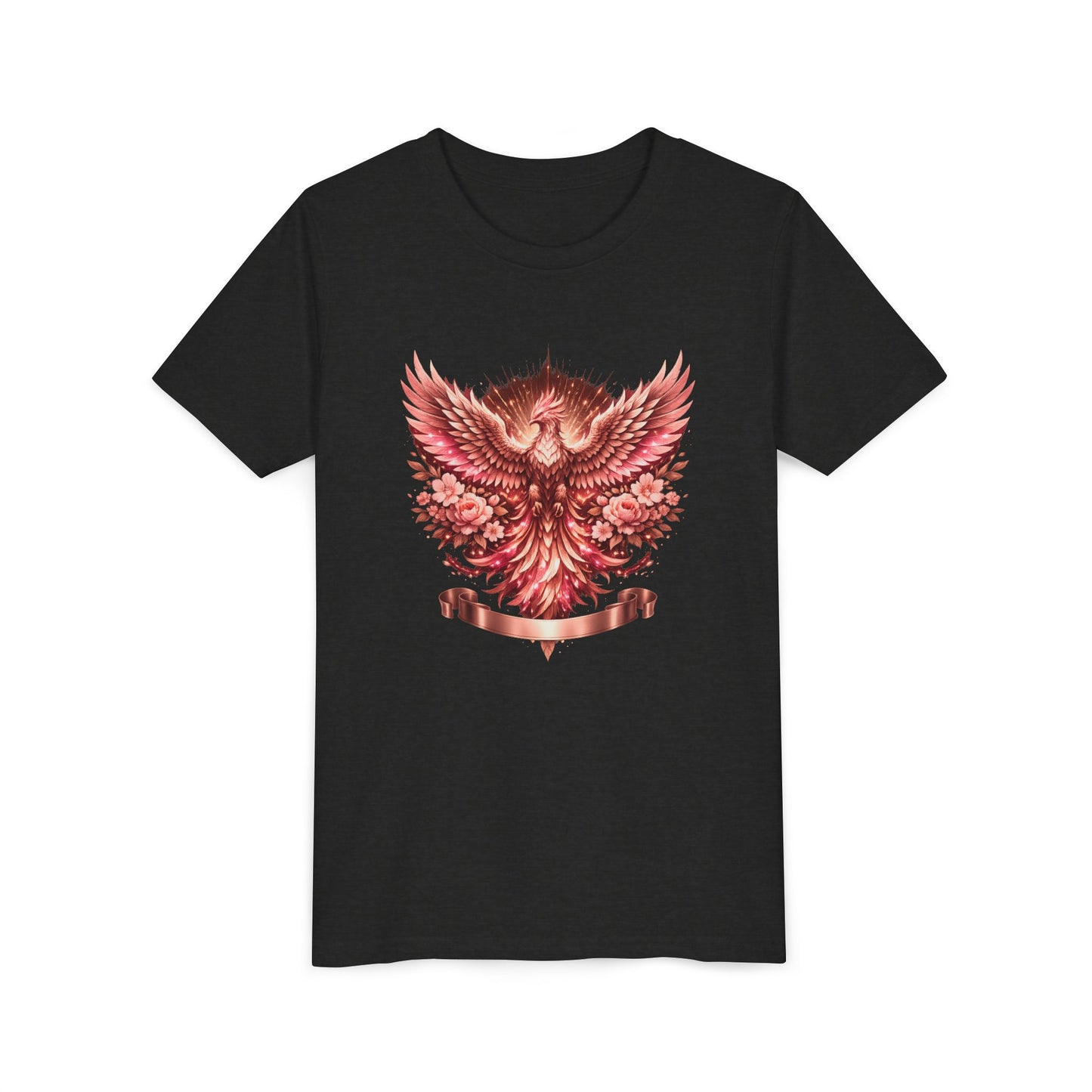 Youth Tee — Red Phoenix Graphic Kids T-Shirt