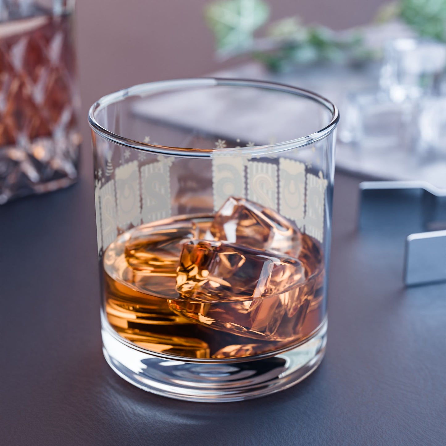 2026 Countdown Numbers Rocks Glass | 10oz New Year Whiskey Glass