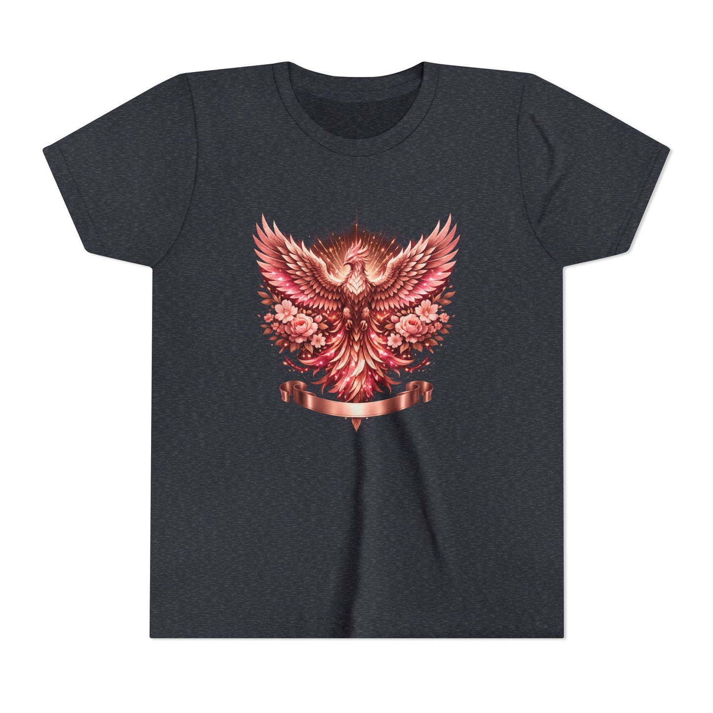 Youth Tee — Red Phoenix Graphic Kids T-Shirt
