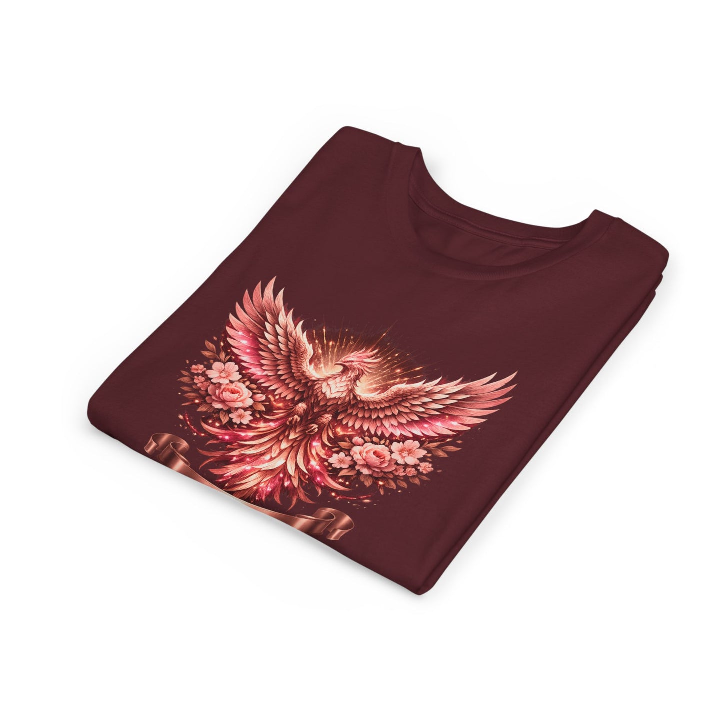 Youth Tee — Red Phoenix Graphic Kids T-Shirt