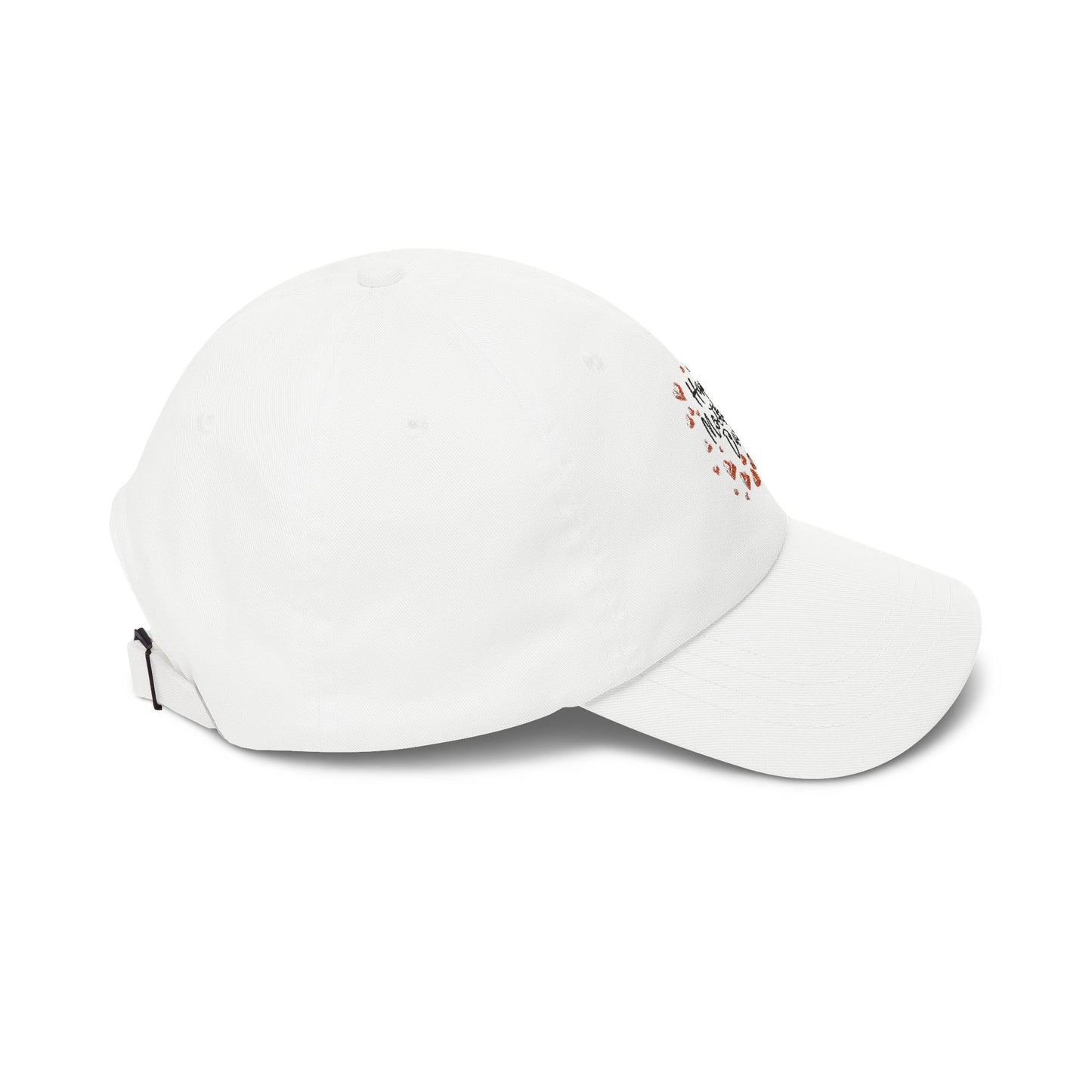 Happy Mother's Day wreath Dad Cap | floral lettering baseball hat