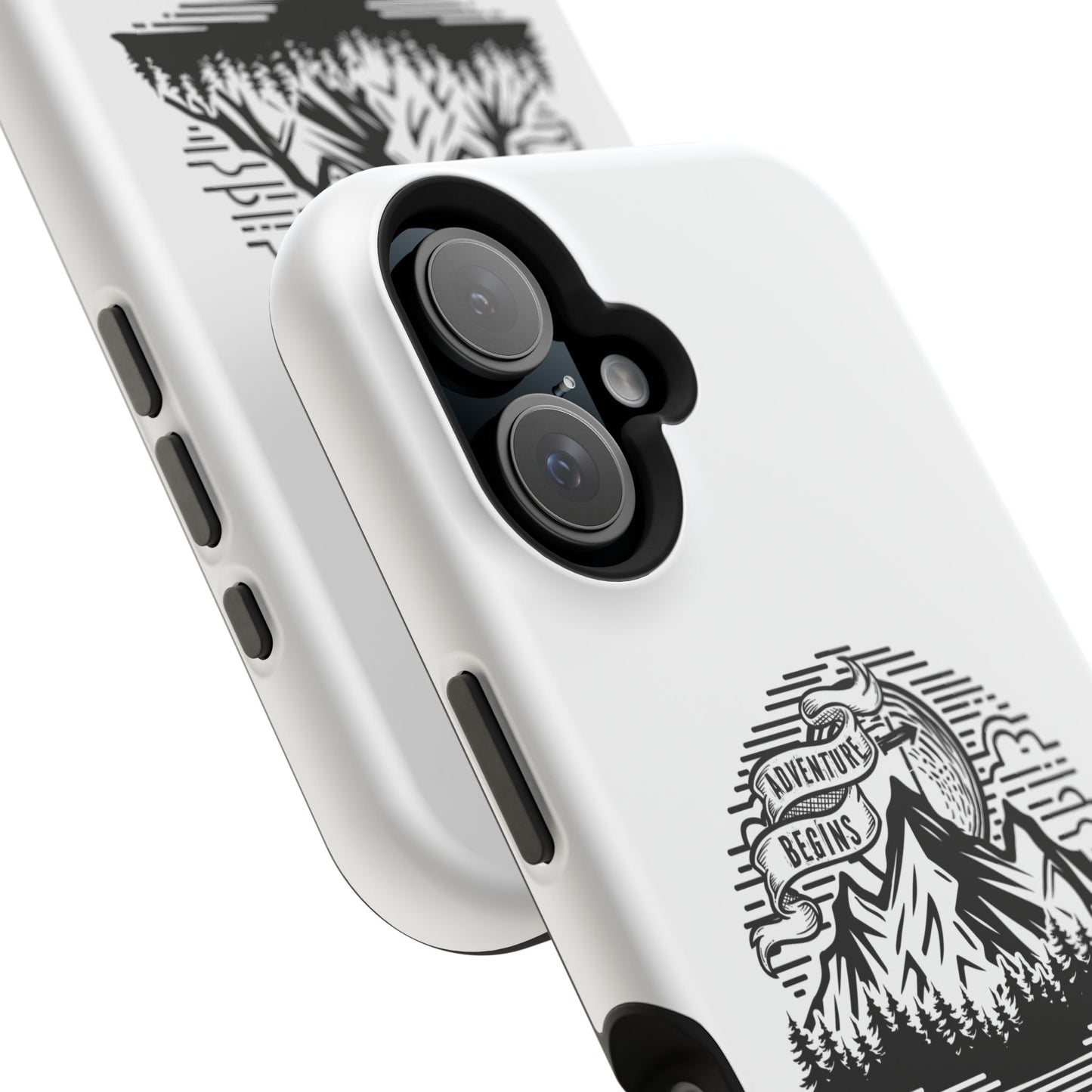 Mountain Adventure Illustration Phone Case | Magnetic Impact-Resistant Case