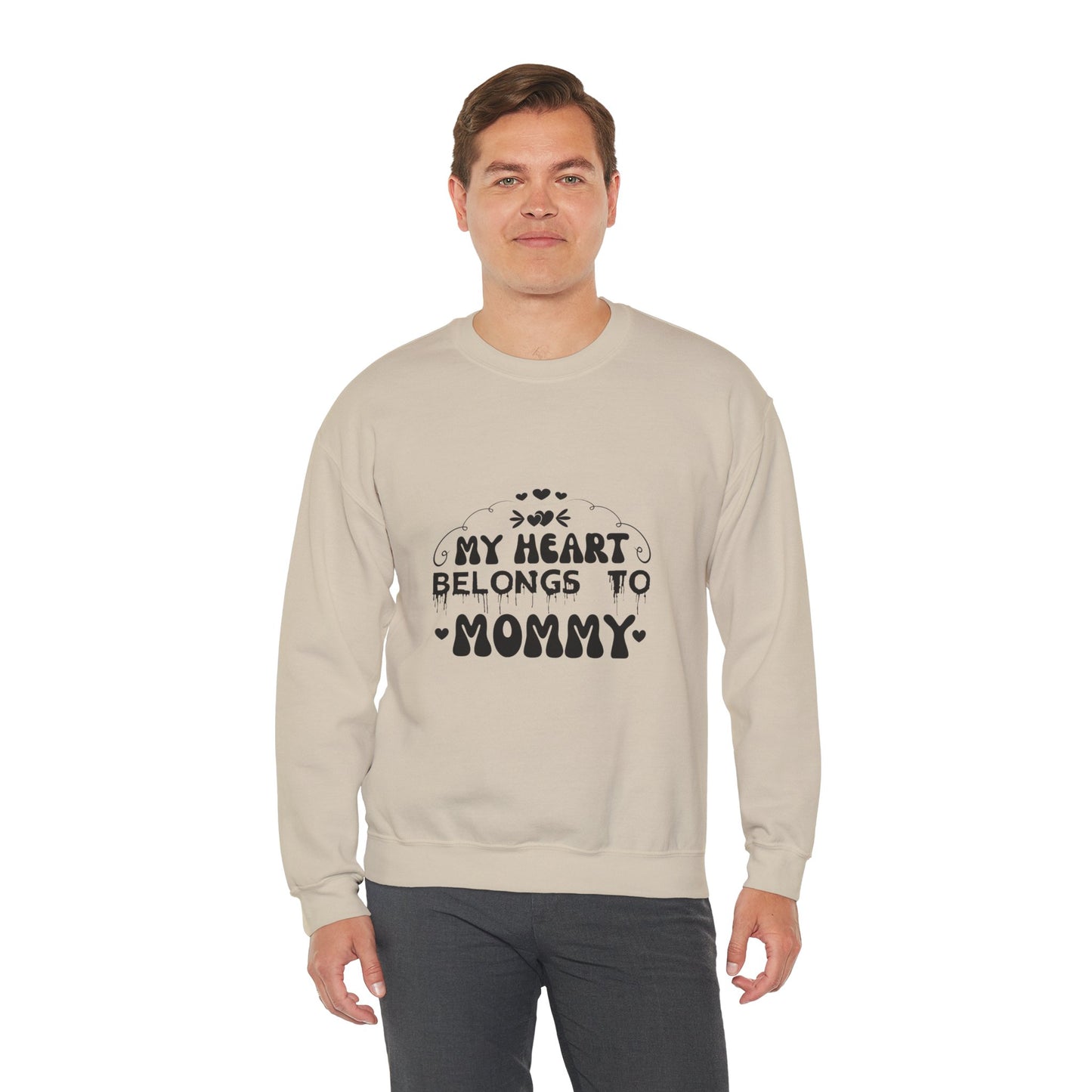 My Heart Belongs to Mommy Sweatshirt | Mother's Day Mom Love Shirt