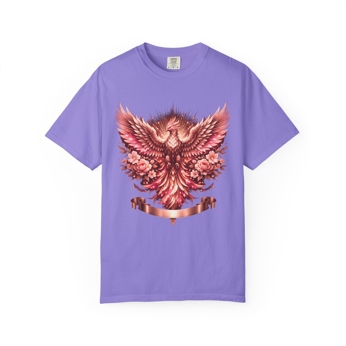Phoenix Floral T-Shirt — Rising Phoenix Graphic Tee
