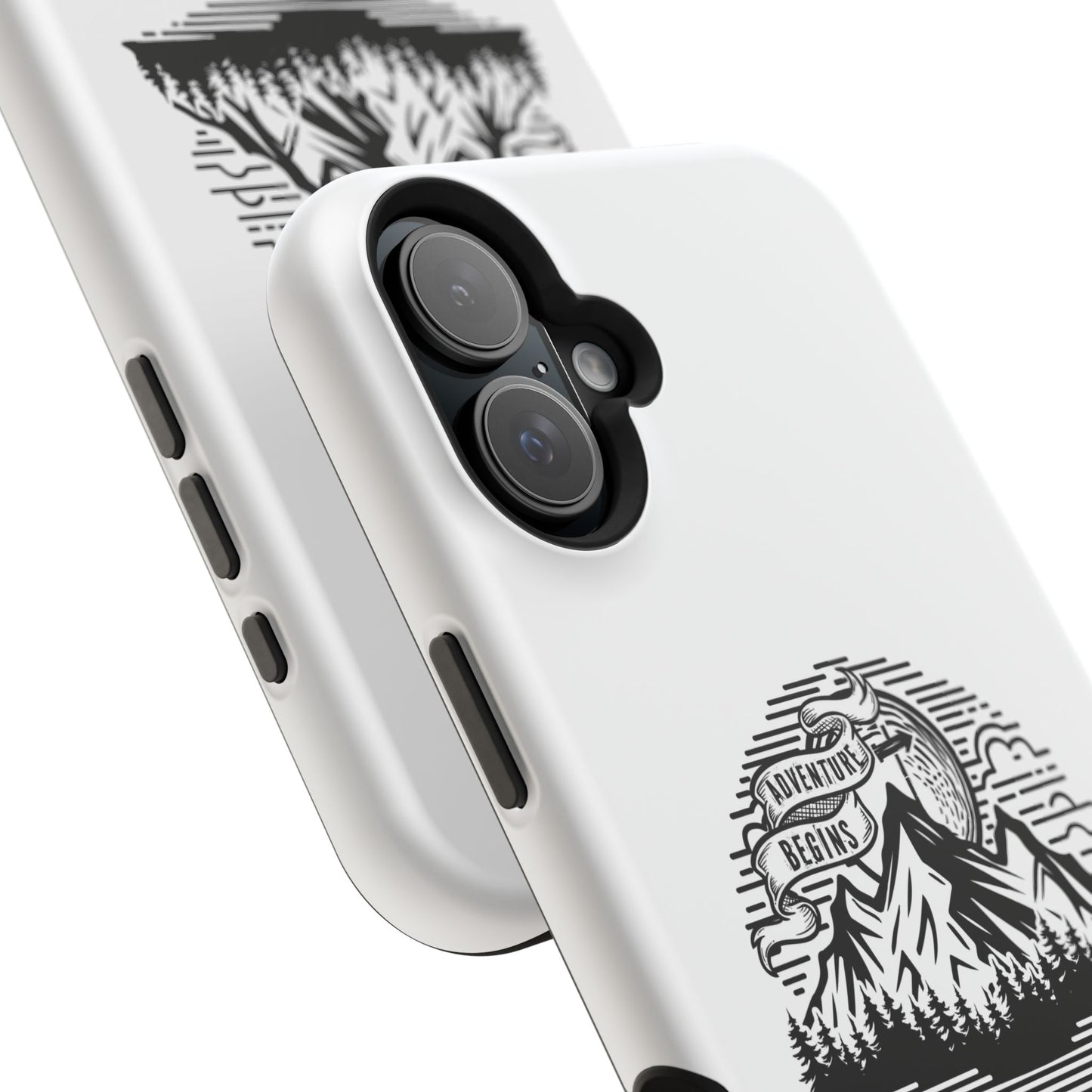 Mountain Adventure Illustration Phone Case | Magnetic Impact-Resistant Case