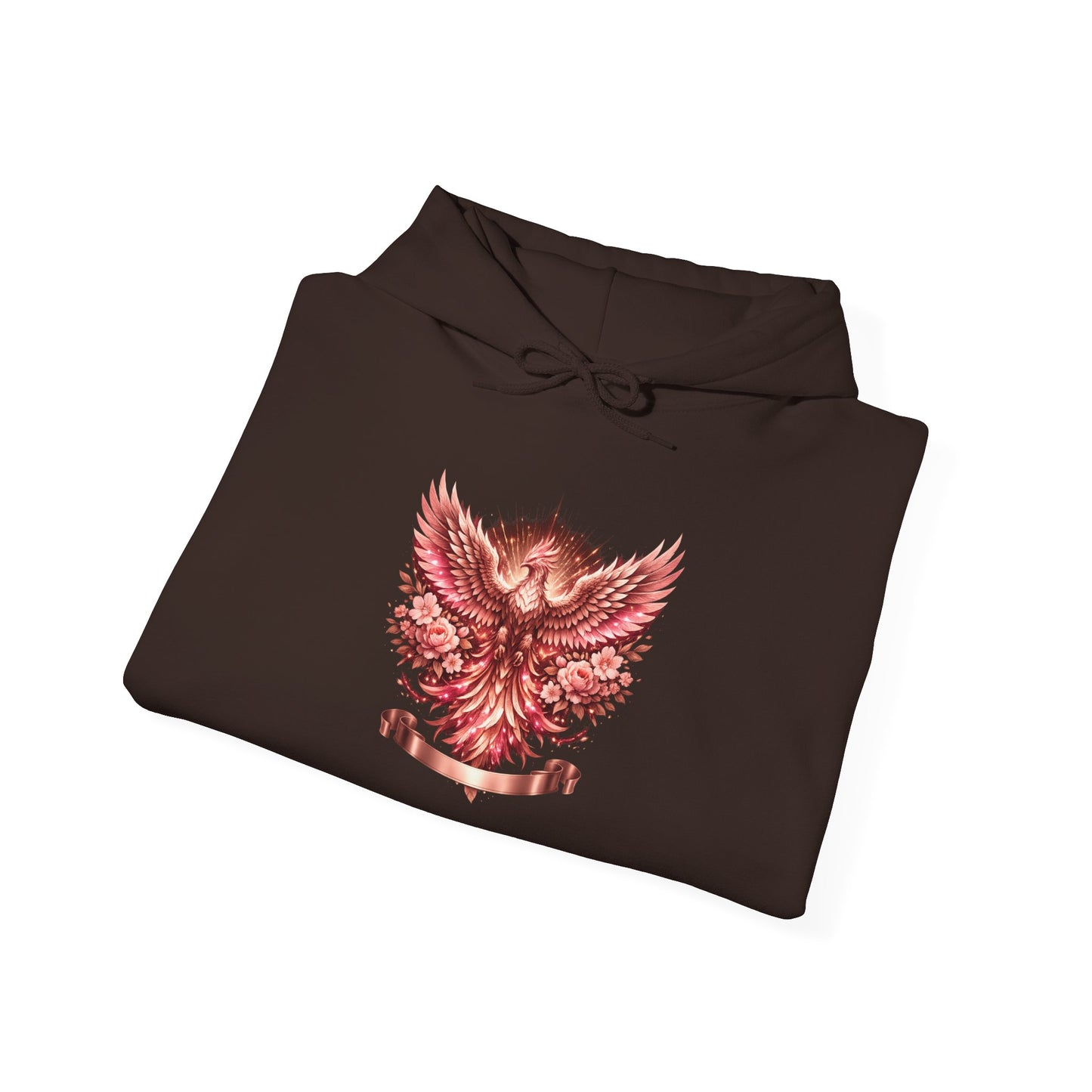 Red Phoenix Graphic Hoodie — Mythical Firebird Sweatshirt
