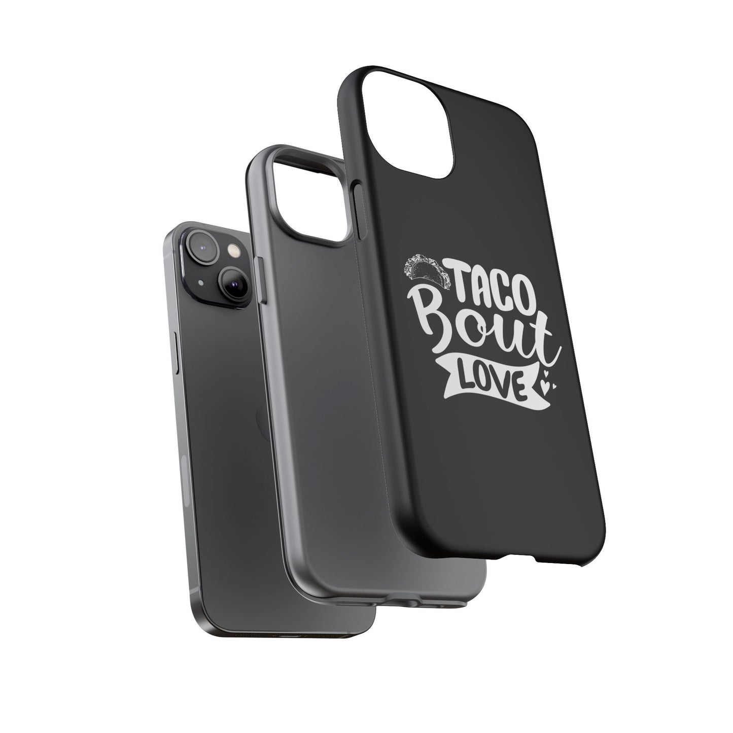 Taco Bout Love phone case | iPhone protective case, food pun design
