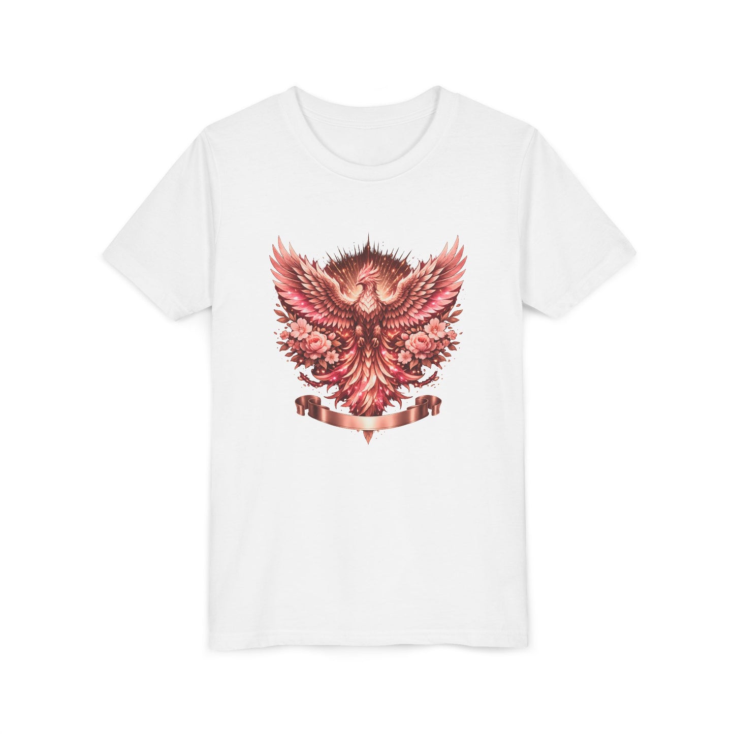 Youth Tee — Red Phoenix Graphic Kids T-Shirt