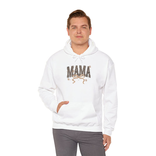 Mama Leopard Print Hoodie — Cozy Mother's Day Sweatshirt