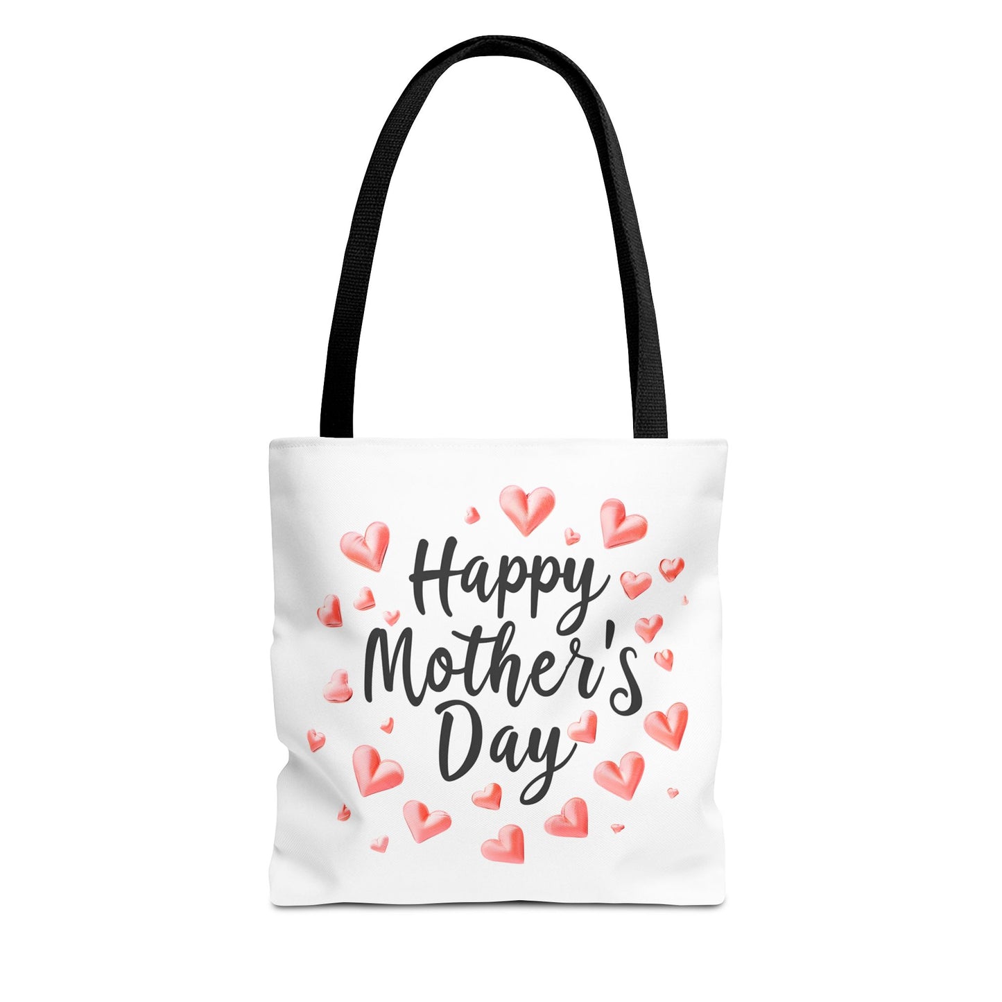 Happy Mother's Day Hearts Tote Bag | Mother's Day Tote