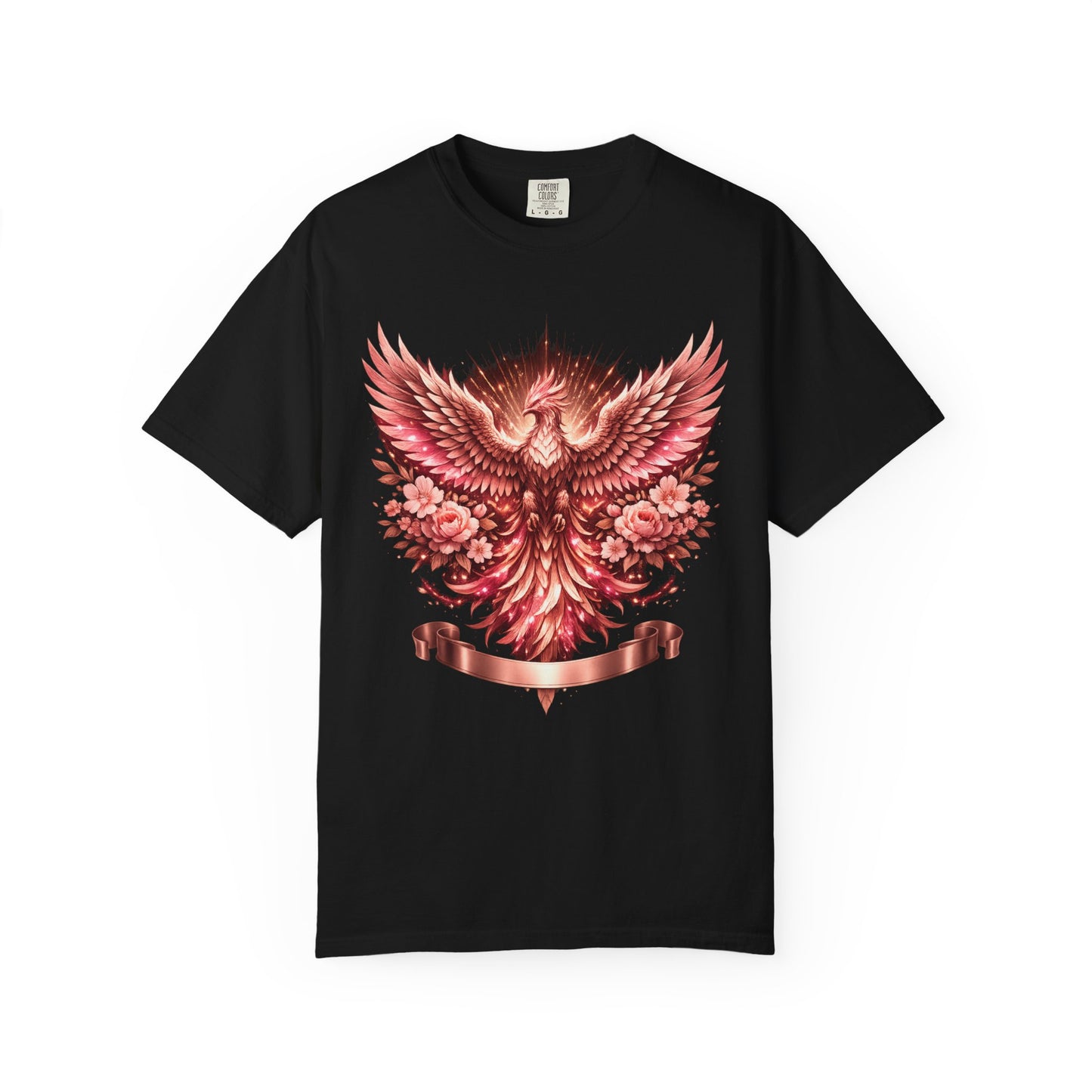 Phoenix Floral T-Shirt — Rising Phoenix Graphic Tee