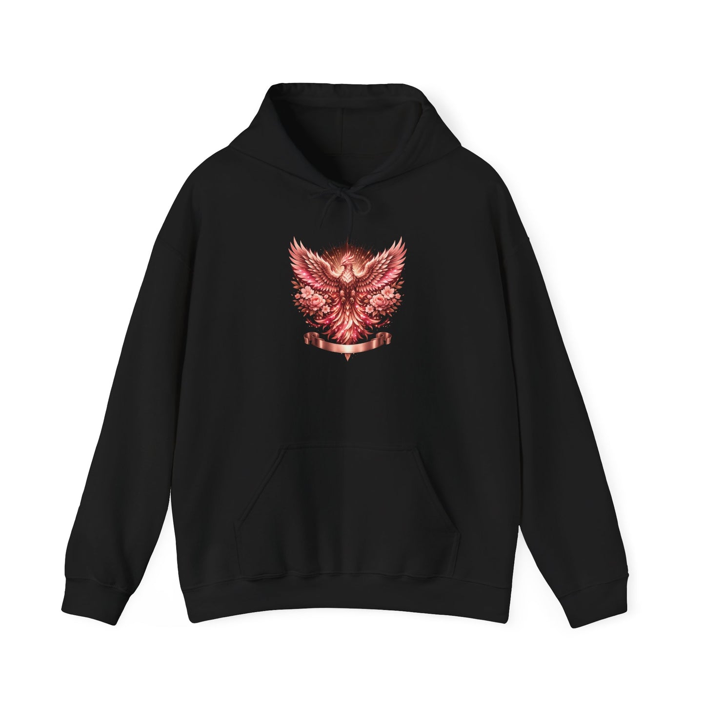 Red Phoenix Graphic Hoodie — Mythical Firebird Sweatshirt