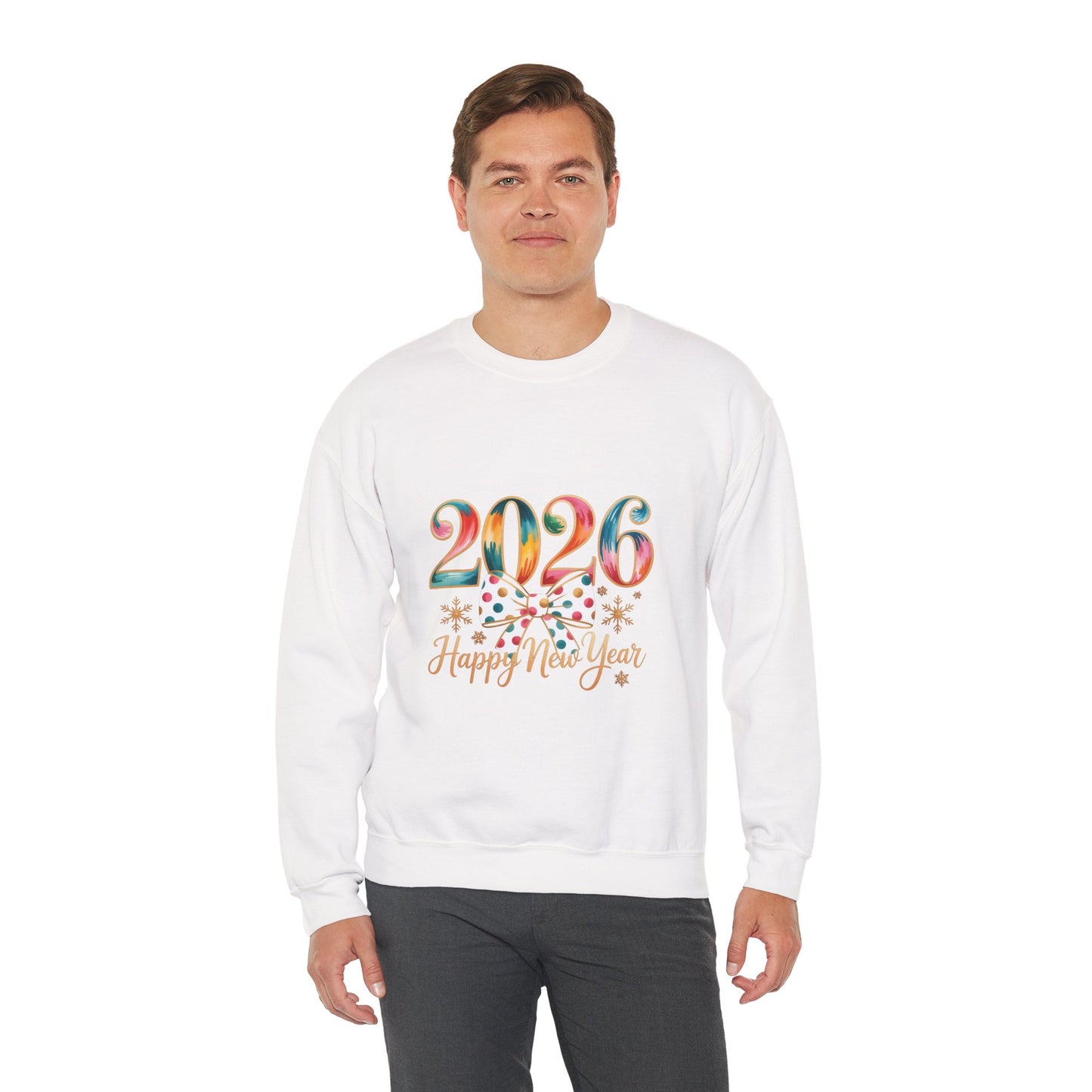 2026 Happy New Year Crewneck Sweatshirt | New Year Celebration