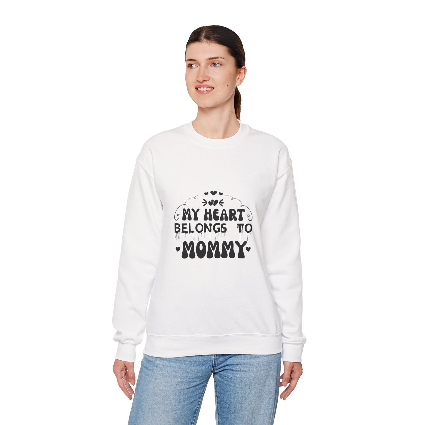 My Heart Belongs to Mommy Sweatshirt | Mother's Day Mom Love Shirt
