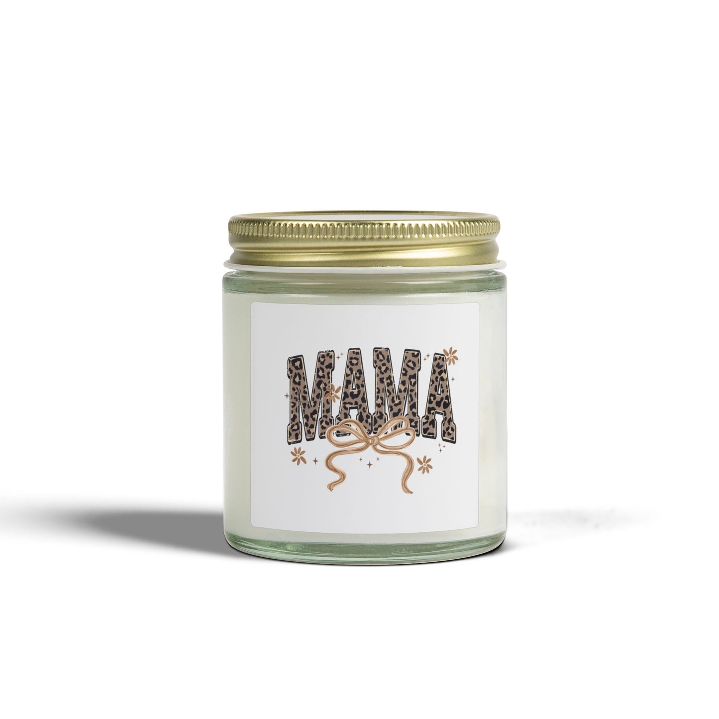 Mama Leopard Print Candle | Coconut Apricot Wax 4oz 9oz
