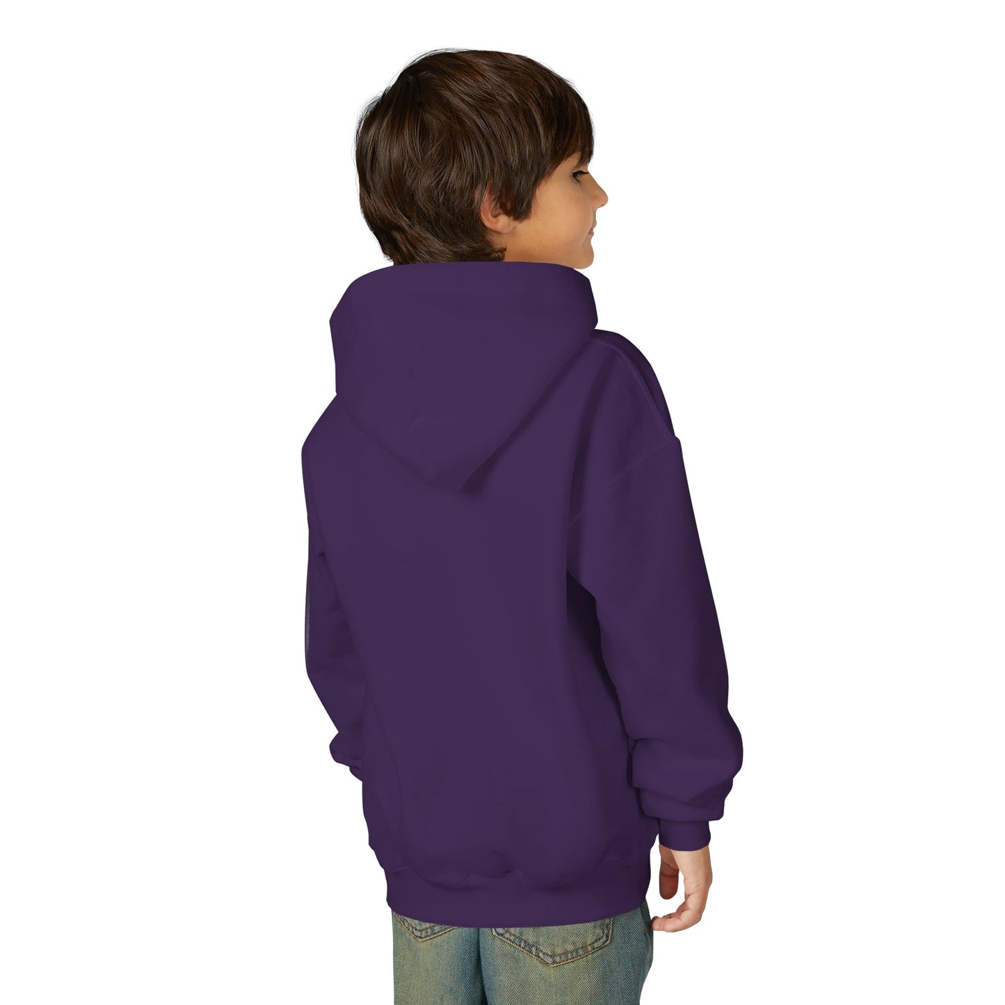 Youth Hoodie — Golden Lotus Meditation Graphic