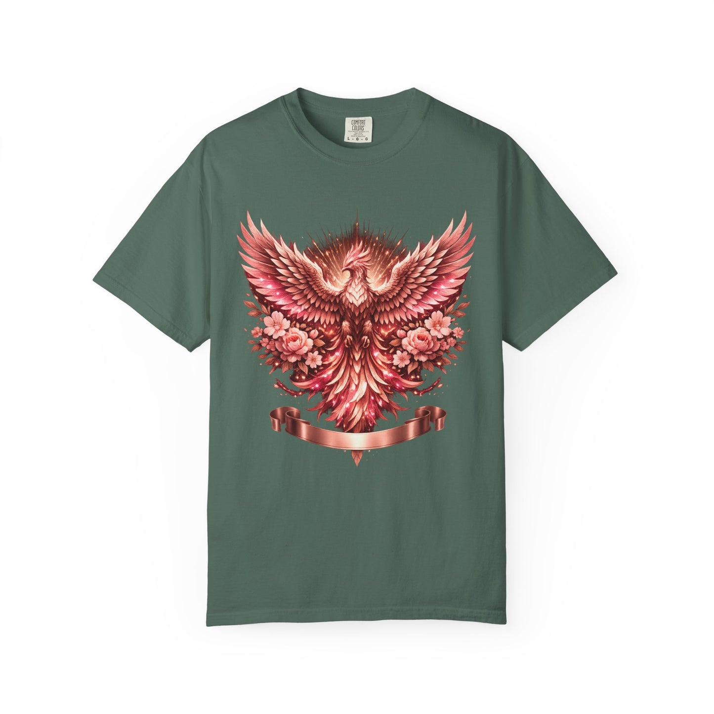 Phoenix Floral T-Shirt — Rising Phoenix Graphic Tee