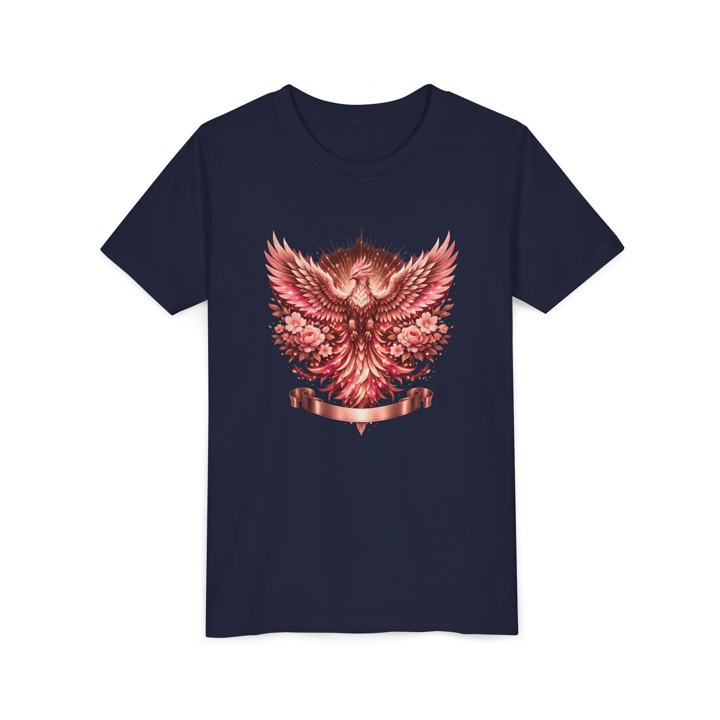 Youth Tee — Red Phoenix Graphic Kids T-Shirt