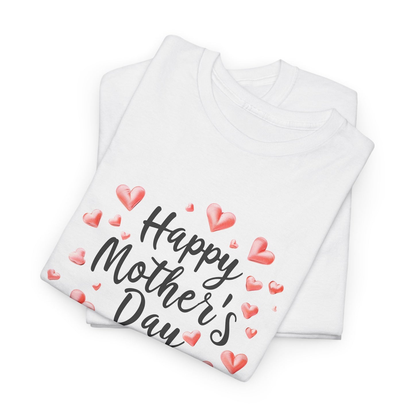 Happy Mother's Day T-Shirt — Cute Heart Wreath Mother's Day Tee