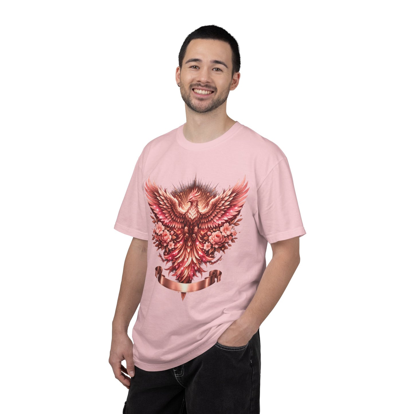 Phoenix Floral T-Shirt — Rising Phoenix Graphic Tee