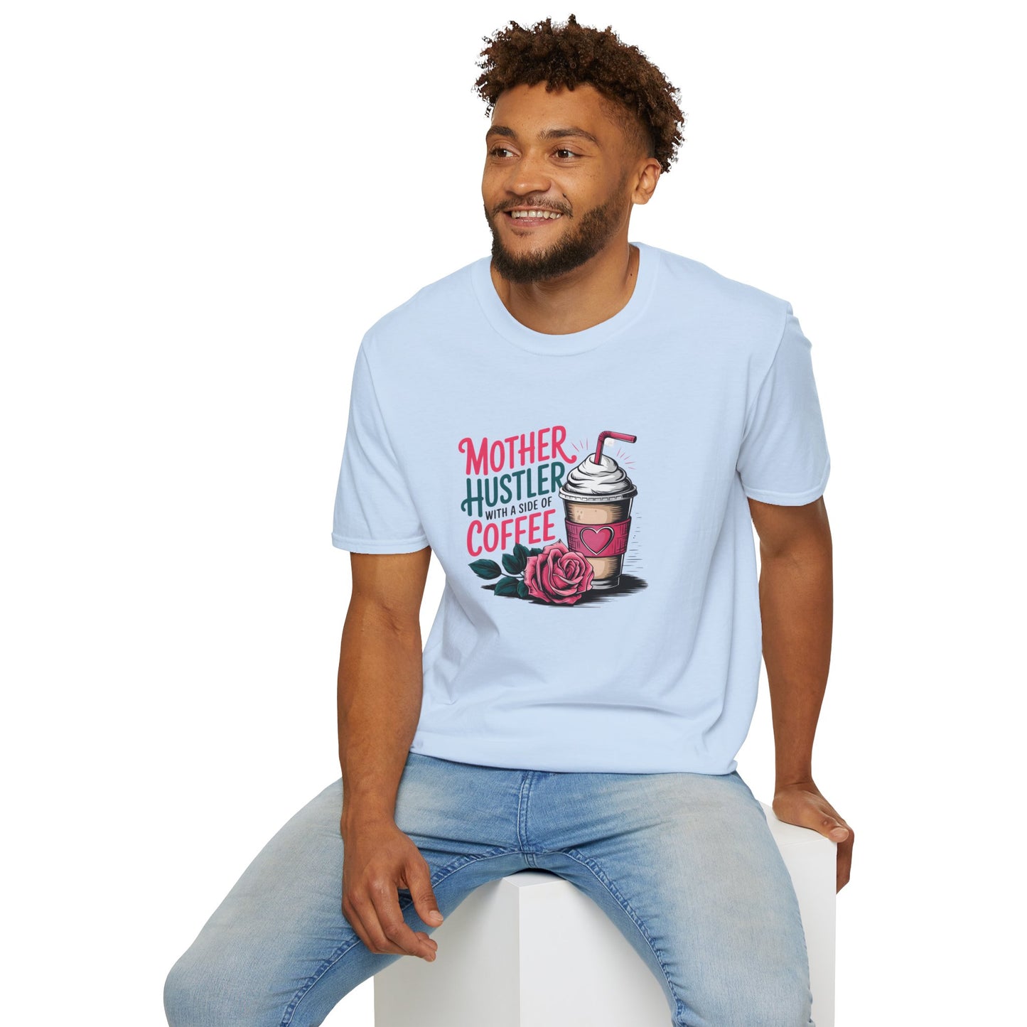 Mother Hustler Coffee T-Shirt – Funny Mom Coffee Lover Tee