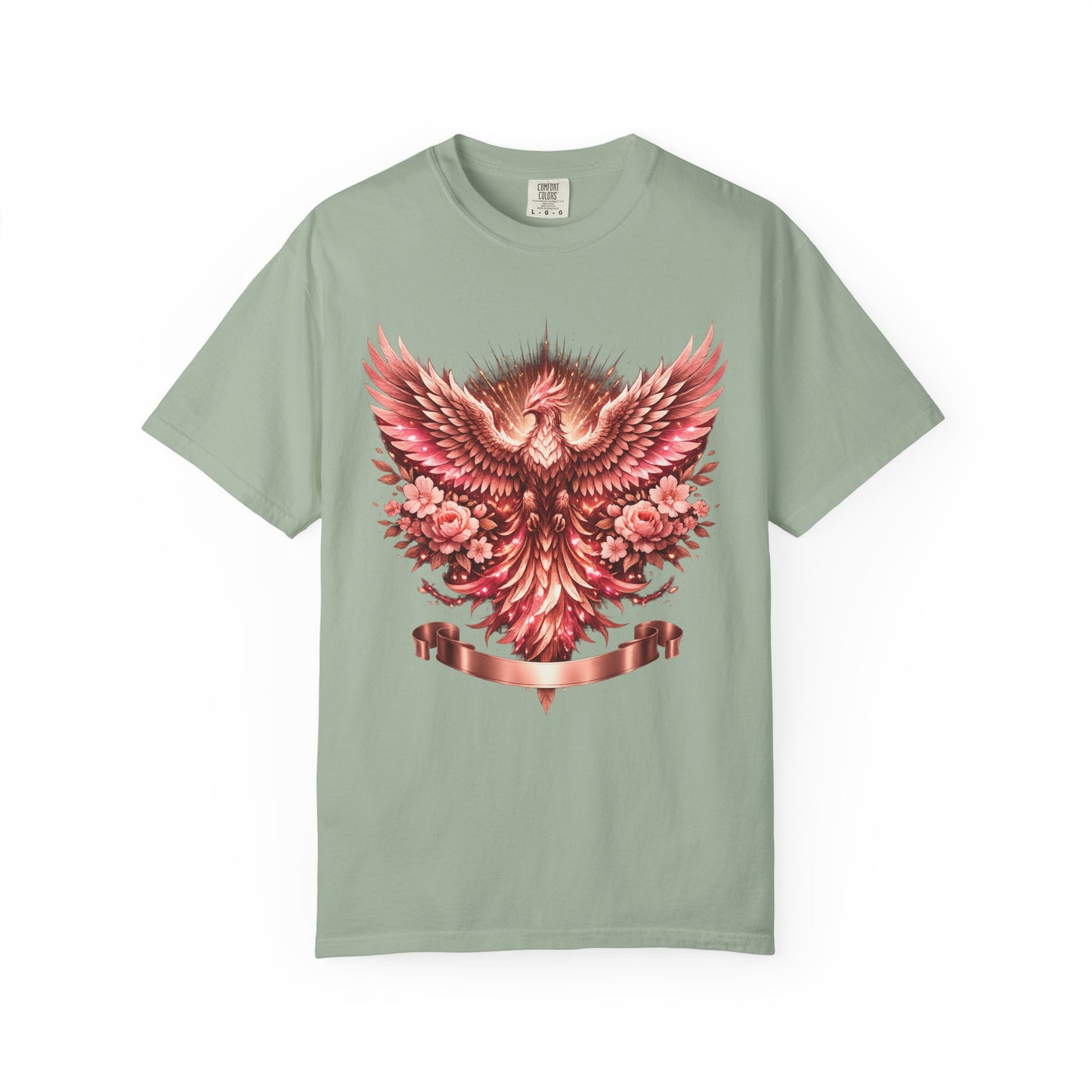 Phoenix Floral T-Shirt — Rising Phoenix Graphic Tee
