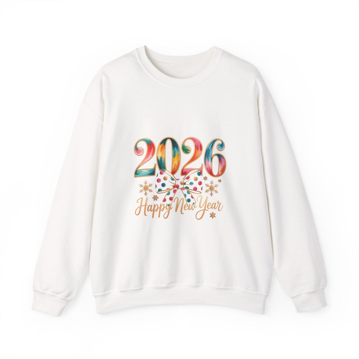 2026 Happy New Year Crewneck Sweatshirt | New Year Celebration