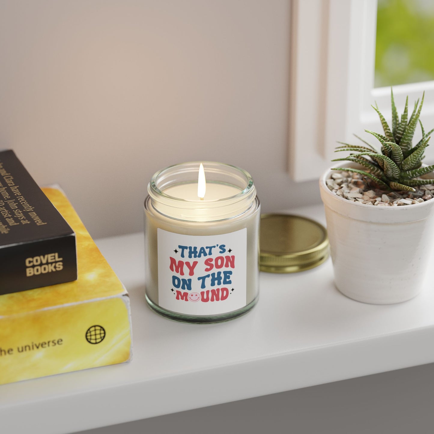 That My Son On The Mound Candle | Coconut Apricot Wax 4oz 9oz