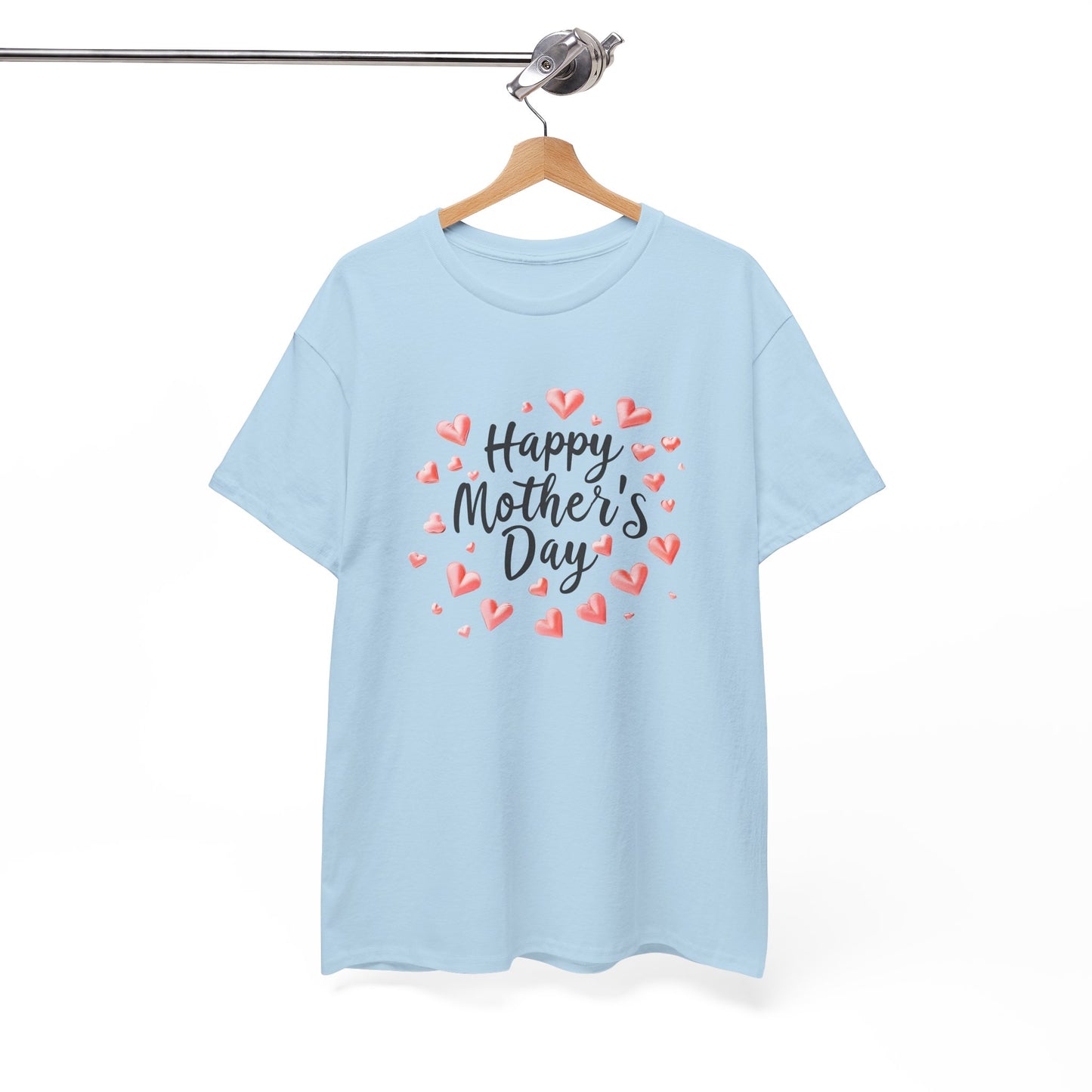Happy Mother's Day T-Shirt — Cute Heart Wreath Mother's Day Tee