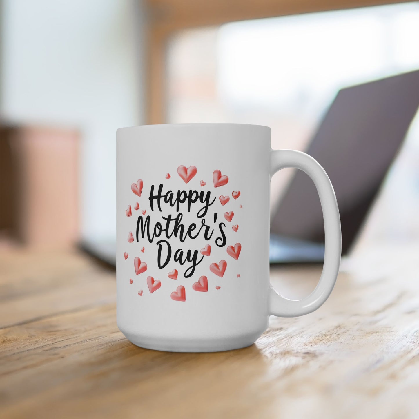 Happy Mother's Day Hearts Mug | Mother's Day Ceramic Mug