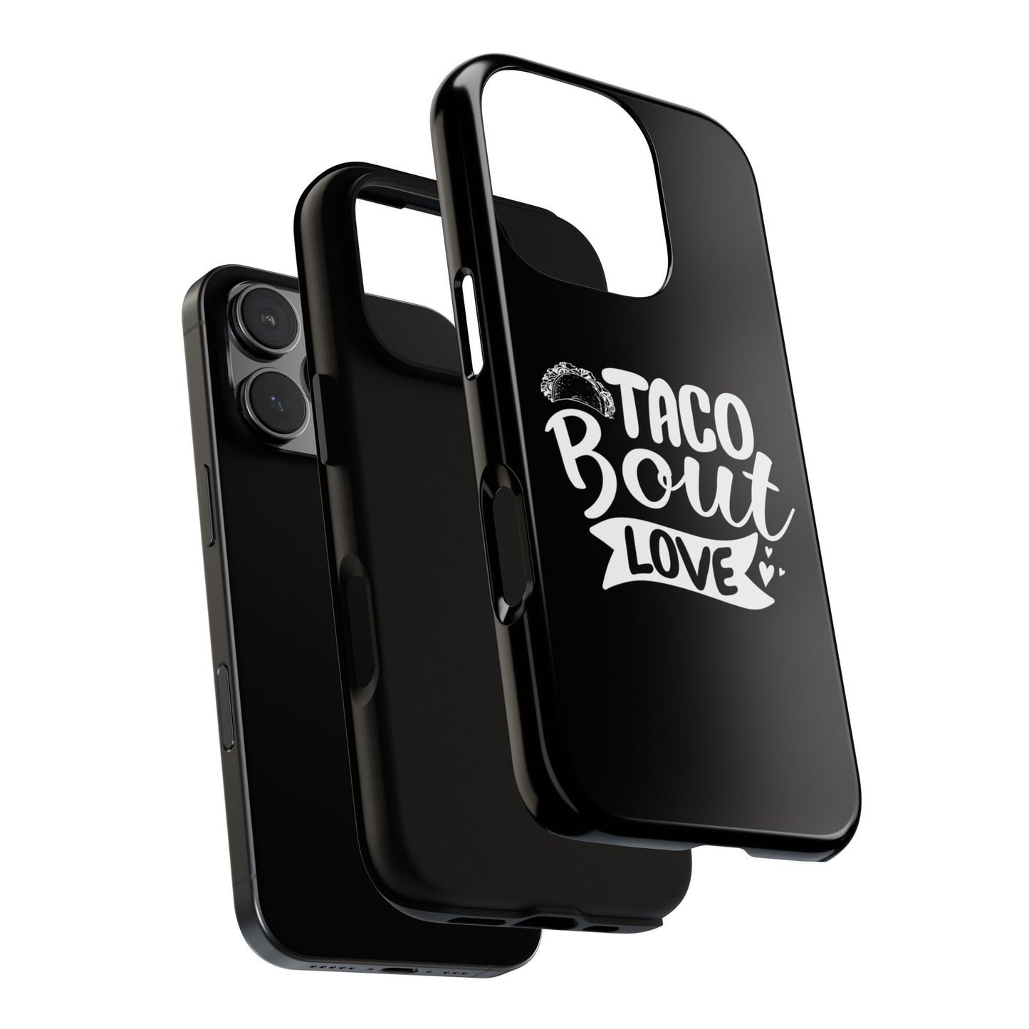 Taco Bout Love phone case | iPhone protective case, food pun design