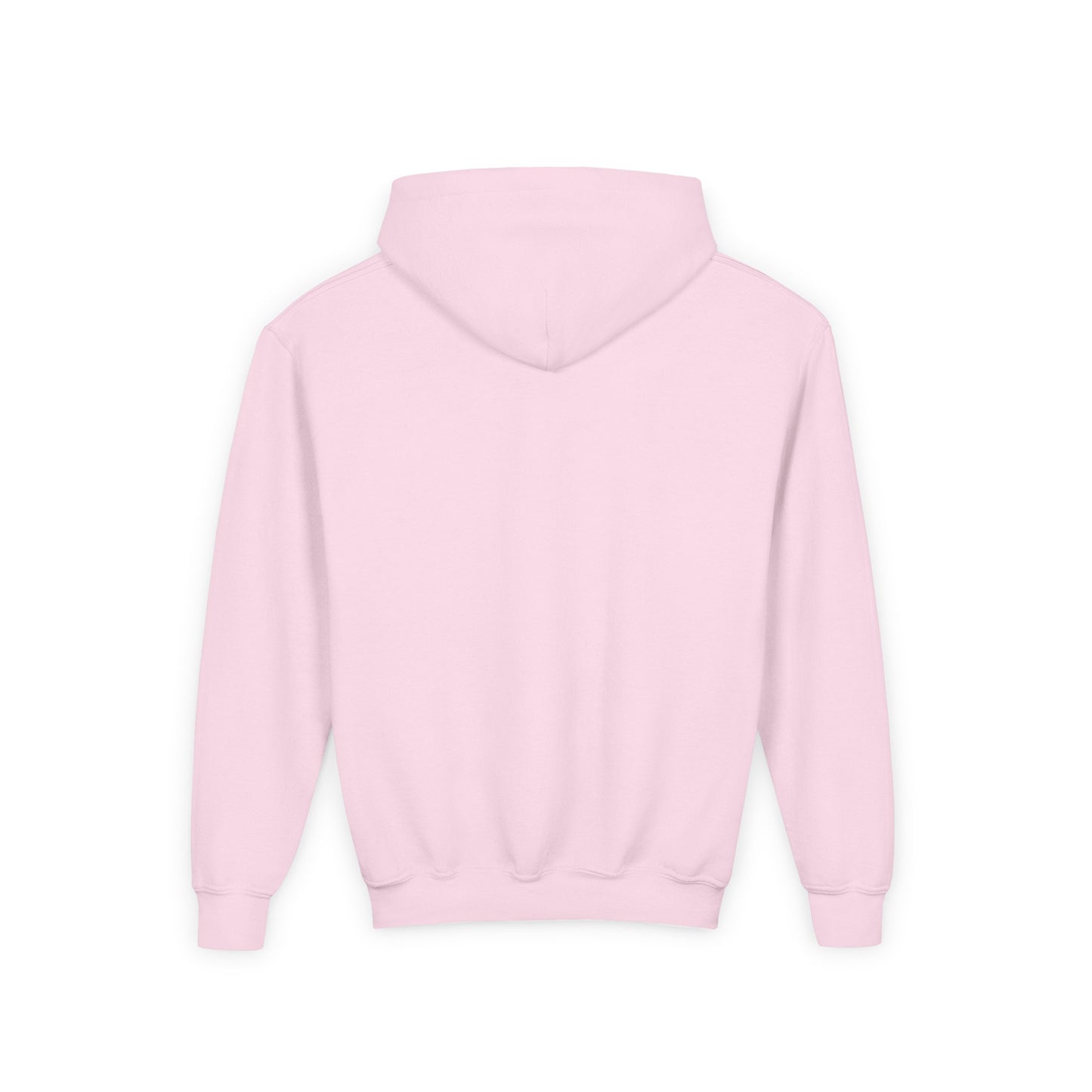 Youth Diamond Floral Hoodie — Pink Gem Crest Sweatshirt for Girls