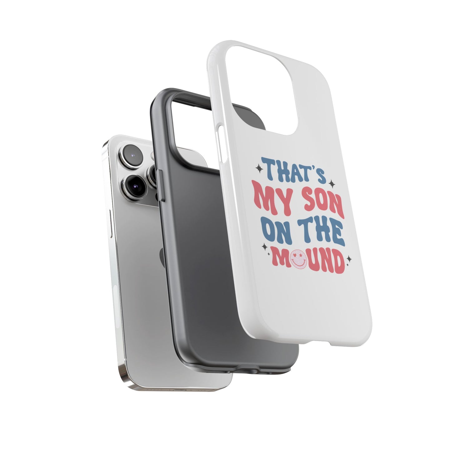 That My Son on the Mound Phone Case | Baseball Mom Dad Protective Case