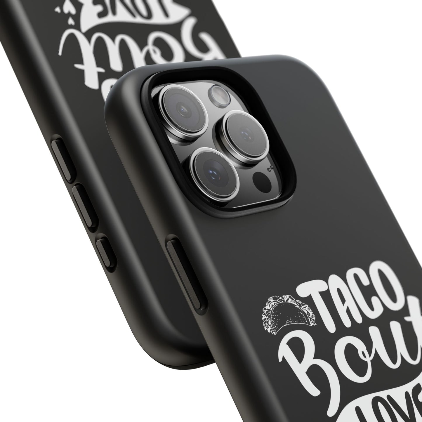 Taco Bout Love phone case | iPhone protective case, food pun design