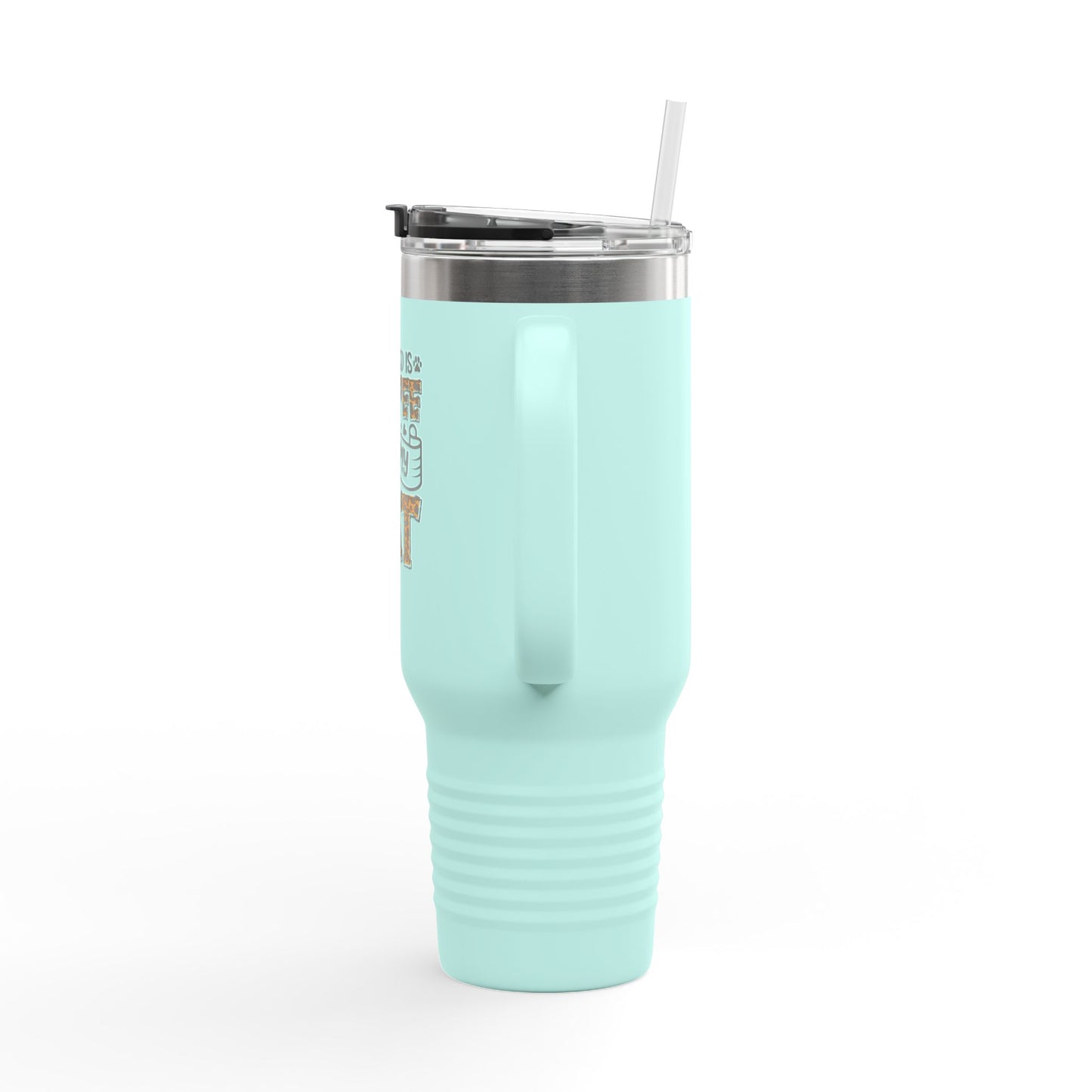 All I Need Is Coffee And My Cat 40oz Tumbler | Insulated Travel Mug