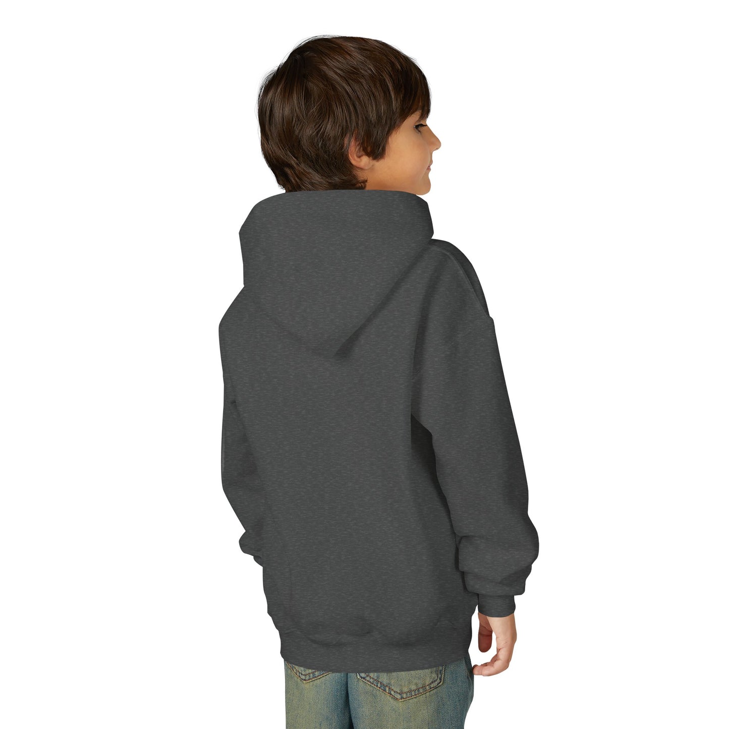 Youth Hoodie — Golden Lotus Meditation Graphic