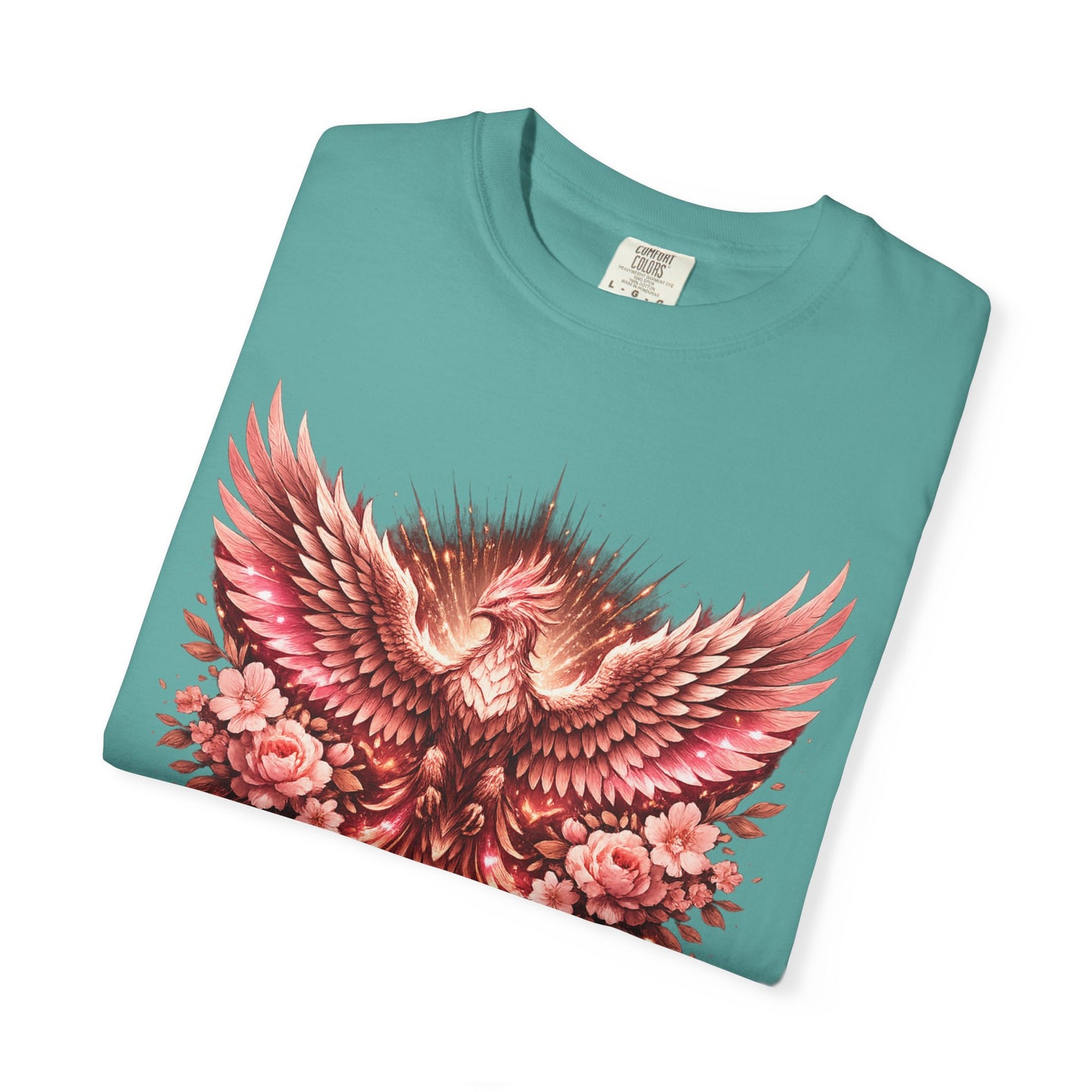 Phoenix Floral T-Shirt — Rising Phoenix Graphic Tee