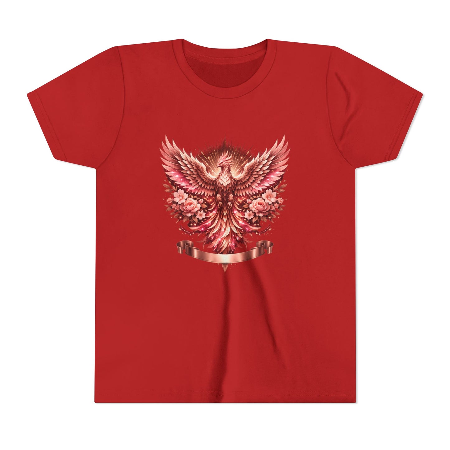 Youth Tee — Red Phoenix Graphic Kids T-Shirt