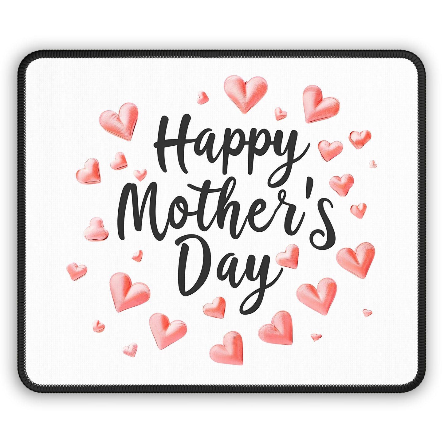 Happy Mother's Day hearts Gaming Mouse Pad | Mother's Day desk accessory