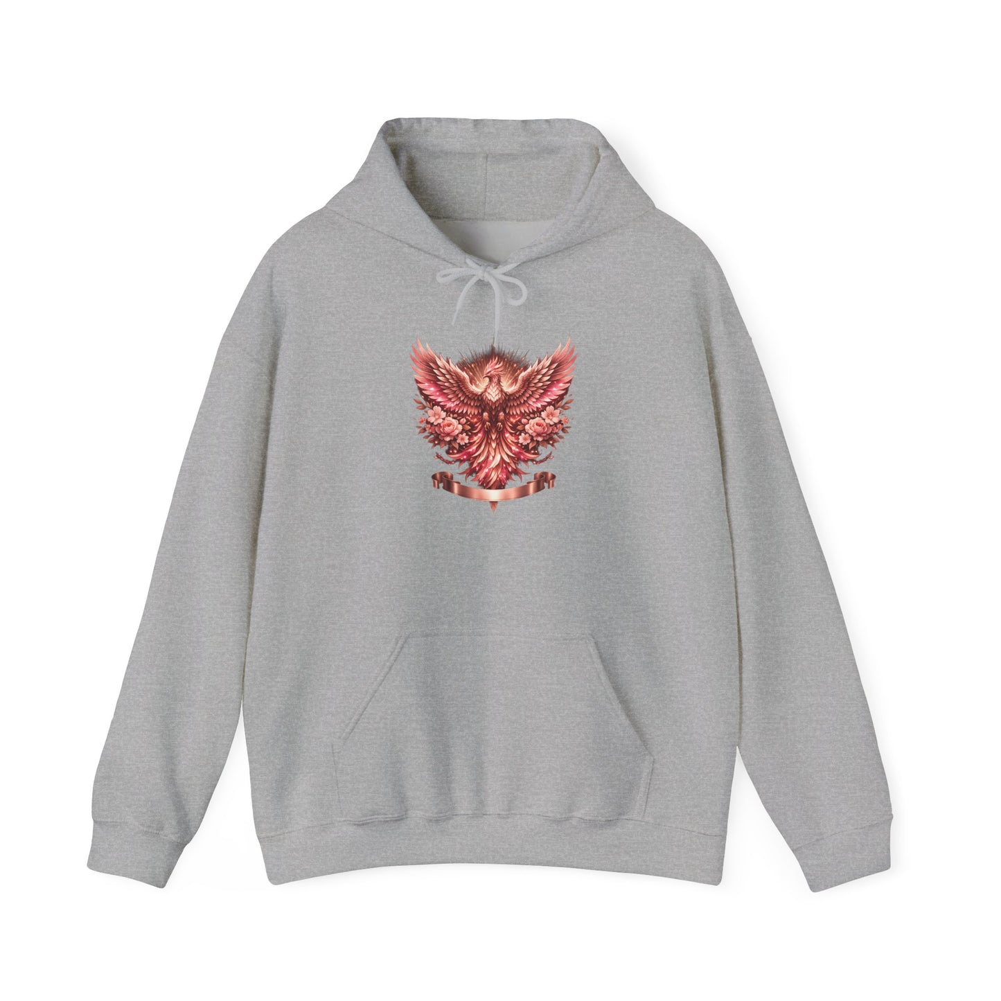Red Phoenix Graphic Hoodie — Mythical Firebird Sweatshirt